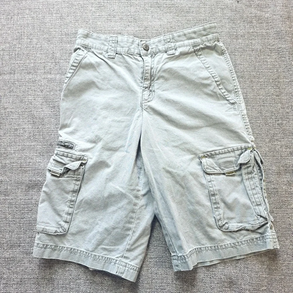 Columbia Cargo Shorts Grey Size 12 Youth Adjustable